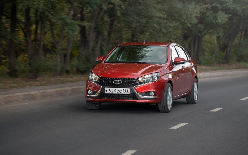 Обзор LADA Vesta седан: фотографии интерьера и экстерьера авто